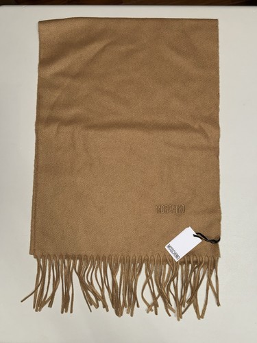 Moschino wool scarf camel - wool,