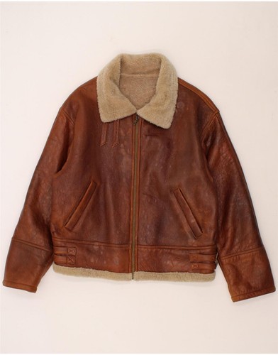Vintage mens shearling jacket - vintage,