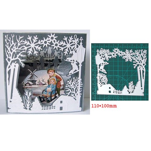 Christmas tree frame - christmas,