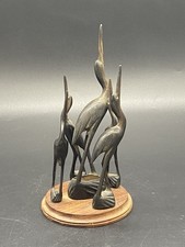 Vintage Carved Horn Birds