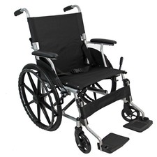 Aluminium Wheelchair Lightweight Self Propelled Mag Wheels Folding Brake Armrest