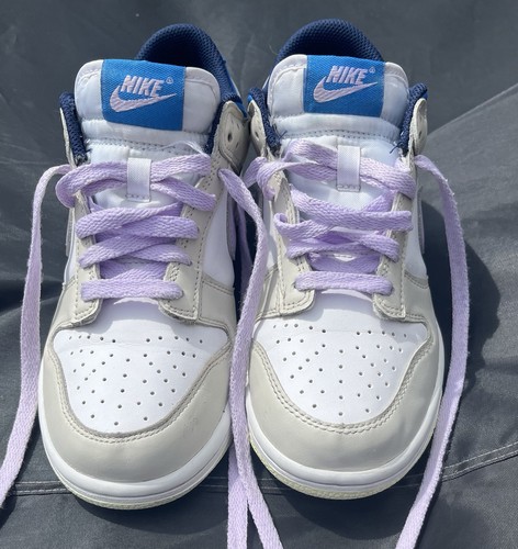 Nike dunk low khaki blue - nike, gs