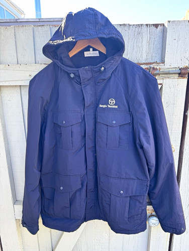 Sergio tacchini navy hooded - tacchini,