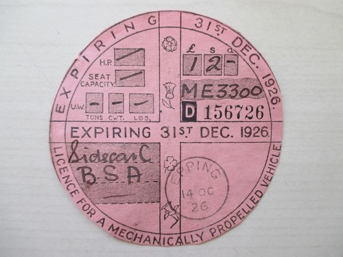 Tax disc old vintage - vintage, vehicle