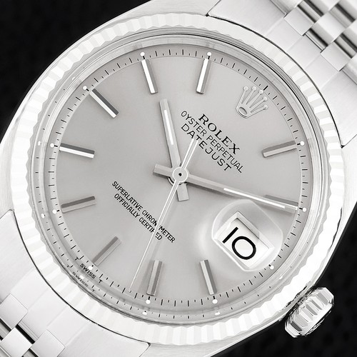 Rolex datejust 1601 gray dial - rolex,