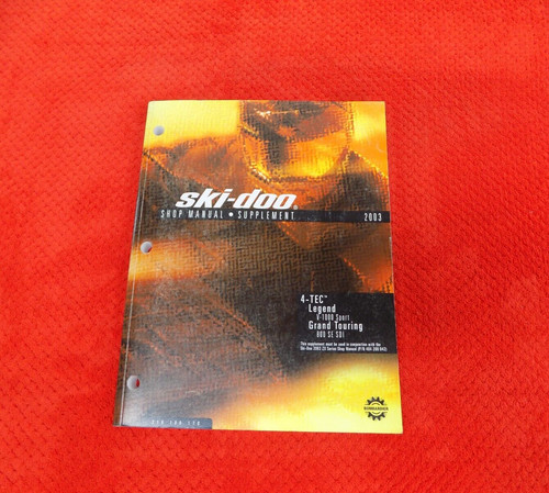 2003 ski doo service shop - ski-doo,