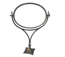 Antique Brass Ornate Mirror