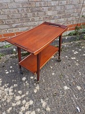 Mid Century Vintage Teak Drinks Trolley. German design quality.