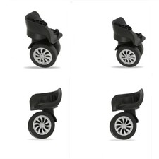 4PCS Luggage Wheel Suitcase Replacement Wheels Casters 360 Swivel Travel Case
