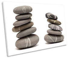 Pebble Towers Modern Stones CANVAS WALL ART Picture Print