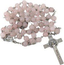 Gemstone catholic rosary beads - catholic,