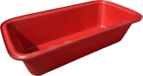 Large red dog bath complete - bath,