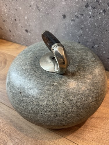 Curling stone vintage - stone,