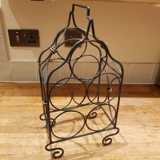 Decorative Metal Wine Rack 5