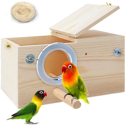 Lovebird nesting box - nesting,