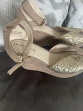 Red Herring  suedette sandals