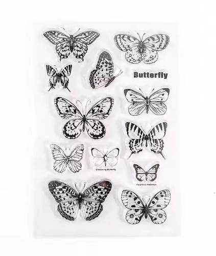 Butterfly clear silicone - butterfly,
