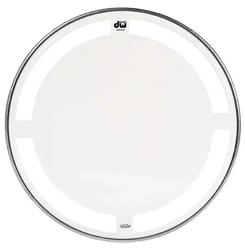 Clear coated tom drum - dw, 14"
