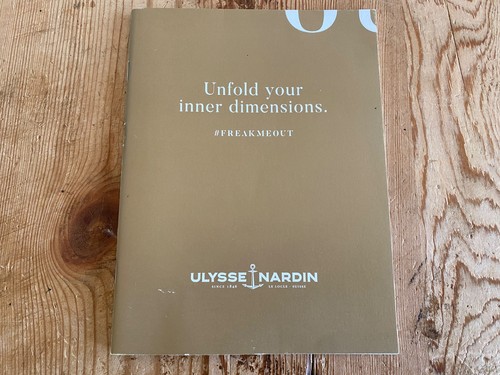 Ulysse nardin watch - watch, booklet
