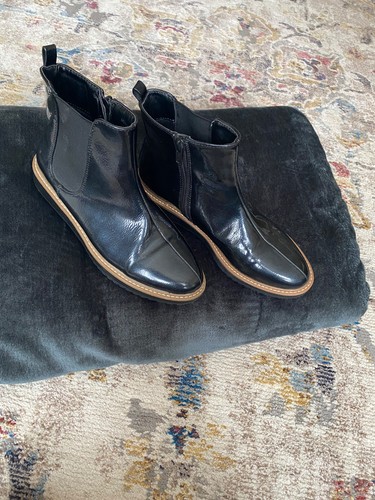 Patent leather ankle - patent,