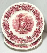 3 British Scenery Pink/Red-by