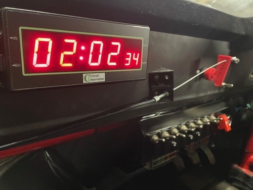 Digital rally clock dc1rs road - rally,