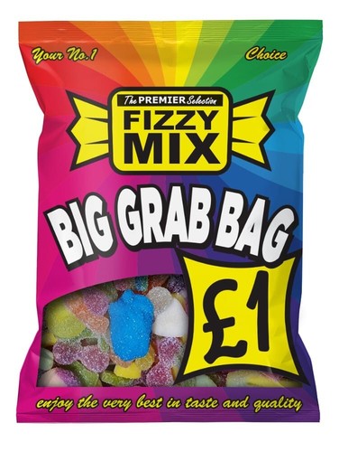 110g grab bags of sweets - 12,