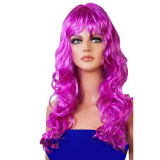 WOMENS LADIES LONG WAVY CURLY