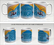 'FLYING HIGH' HANG GLIDING HANGLIDER MUG - CAN BE PERSONALISED