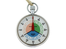 Vintage Heuer Yacht timer pocket stowatch circa 1960's working