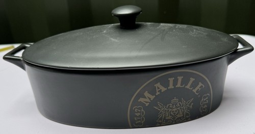 Contemporary maille oval - oval, black
