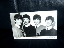 THE BEATLES ORIGINAL  PAMLIN PRINTS -C8520 EARLY  PROMOTIONAL POSTCARD NEAR MINT
