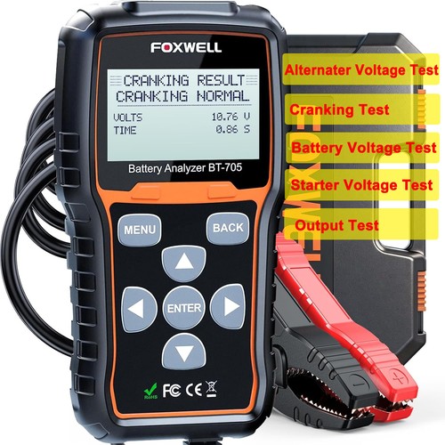 Foxwell bt705 12v - 12v-24v, &