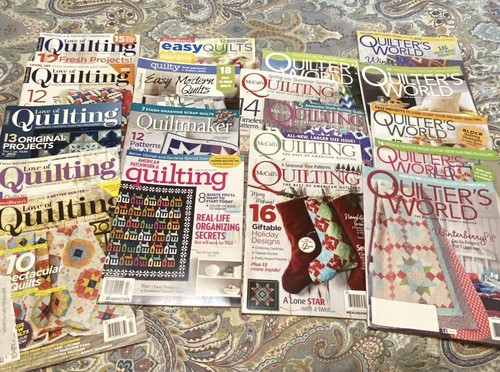 Lot quilting magazines - lot, love