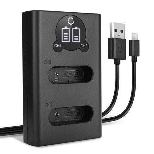 Usb dual charger - usb, nikon