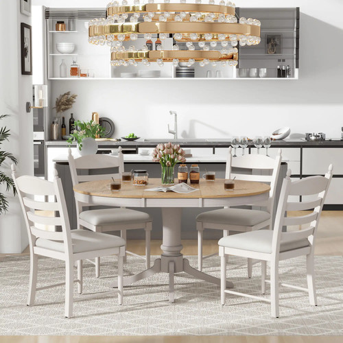 Piece retro extendable - retro, round