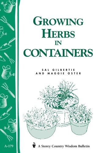 Growing herbs containers - herbs,
