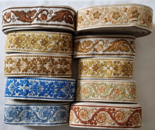 Vintage woven trim job - vintage, lot