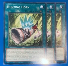 Yu Gi Oh - 3x DOOD-EN086 Hunting Horn - Common - Mint - 1st Edition 
