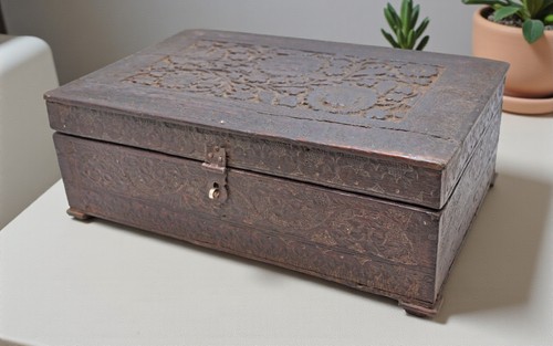 Antique wooden merchants cash - merchants,