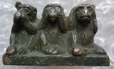 Three Wise Monkeys BRONZE