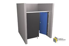 Single Inline Toilet Cubicle