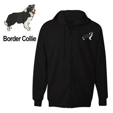 BORDER COLLIE DOG ZIPPER