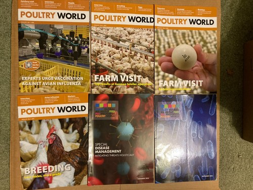 Poultry world magazine lot - world,