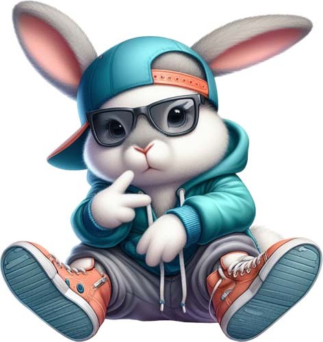 Easter hip hop - easter, rabbit