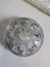 Vintage Clear Glass Flower