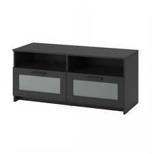 IKEA TV Stand Bench Black/Light Grey – BRIMNES 120cm/SPIKSMED 155cm Storage Unit