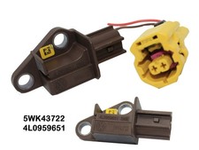 5WK43722 Audi A5 A6 S6 C6 Q7 8T Front Impact Crash Sensor + Plug 4L0959651