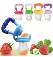 Baby Fruit Feeder Pacifier Silicone Infant Teething Feeding Toy