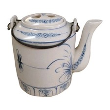 Vintage Blue White Ceramic